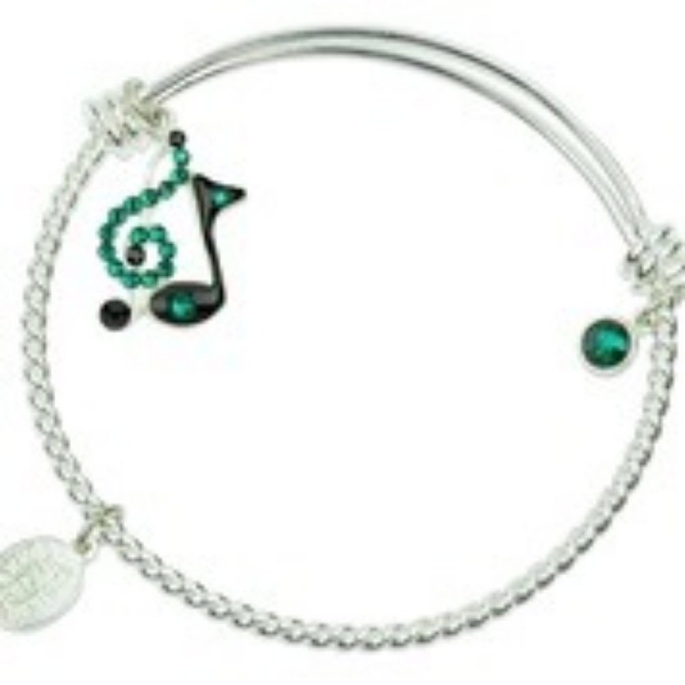 A Charming Music Bracelet- Emerald